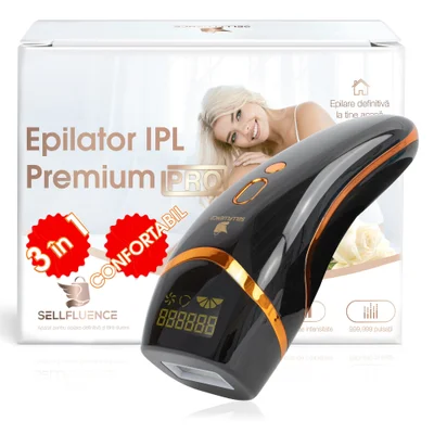 Epilator IPL Sellfluence Premium PRO 3 in 1